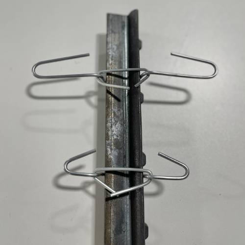 2 piece wire crossarm